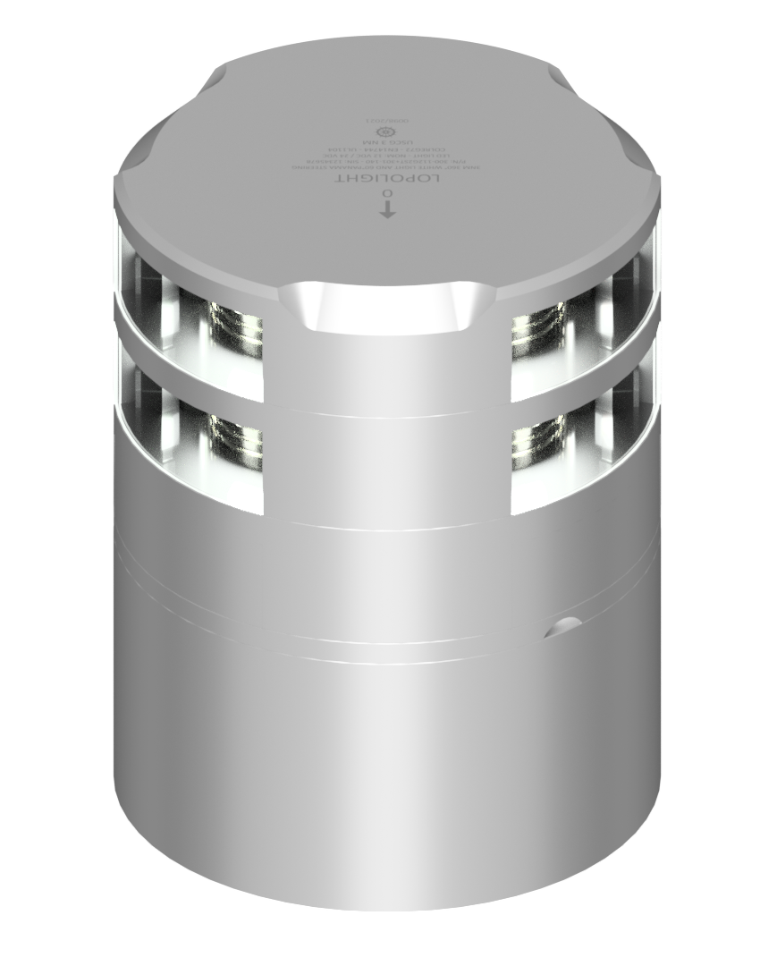 3nm 360° White, Dbl + 60° Panama Steering via RPM 3nm 360° White, Dbl + 60° Panama Steering via RPM